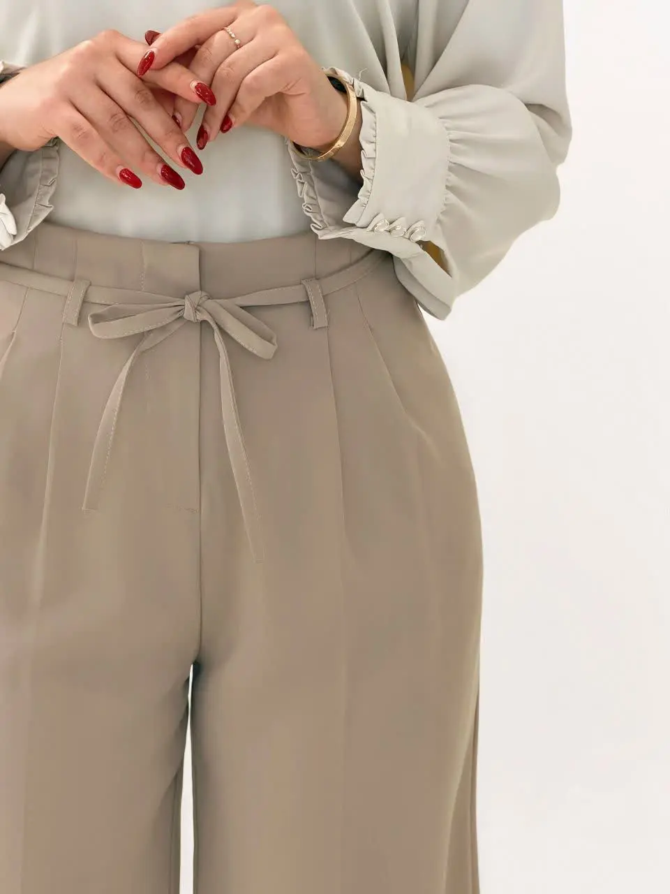 3718-شلوار فول بگ هرمس